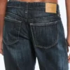 Ample Low Rise Loose Wide Jeans – Deep Sea Blue – Dark Blue