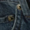 Ample Low Rise Loose Wide Jeans – Lake Blue – Dark Blue