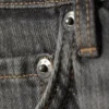 Ample Low Rise Loose Wide Jeans – Mine Grey – Dark Grey