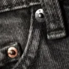Ample Low Rise Loose Wide Jeans – Redondo Black – Black