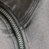 Anja Zip Turtleneck Longsleeve Top – Grey Spray Wash