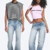 Anti Unisex Low Waist Regular Straight Jeans – Blue Moon – Light Blue | Cheap Monday Gb