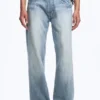 Anti Unisex Low Waist Regular Straight Jeans – Blue Moon – Light Blue | Cheap Monday Gb