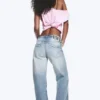 Anti Unisex Low Waist Regular Straight Jeans – Blue Moon – Light Blue | Cheap Monday Gb