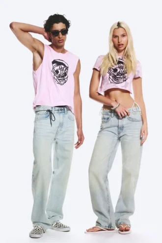 Anti Unisex Low Waist Regular Straight Jeans – Light Blue | Cheap Monday Gb