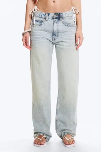 Anti Unisex Low Waist Regular Straight Jeans – Light Blue | Cheap Monday Gb