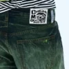 Anti Unisex Low Waist Regular Straight Jeans – Marine Green – Green | Cheap Monday Gb