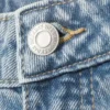 Area Mid Rise Loose Wide Jeans – Blue Fade – Medium Blue