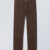 Arrow Low Rise Regular Straight Jeans – Cocoa Brown