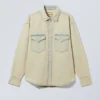 Ash Longsleeve Denim Shirt – Sunbleached