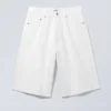 Astro Loose Twill Shorts – White