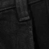 Astro Loose Utility Baggy Leg Unisex Jeans – Black Coating – Black