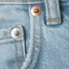 Astro Mid Rise Loose Baggy Denim Shorts – Kimberley Blue – Light Blue