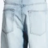 Astro Mid Rise Loose Baggy Denim Shorts – Kimberley Blue – Light Blue