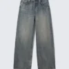 Astro Mid Rise Loose Baggy Unisex Jeans – Arizona Blue – Medium Blue