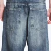 Astro Mid Rise Loose Baggy Unisex Jeans – Board Blue – Medium Blue