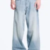 Astro Mid Rise Loose Baggy Unisex Jeans – Kimberley Blue – Light Blue