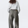 Astro Mid Rise Loose Baggy Unisex Jeans – Mine Grey