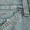 Astro Shape Loose Baggy Jeans – Brick Blue – Light Blue