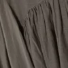 Asymmetric Cotton Midi Skirt – Dark Mole