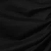 Asymmetric One-Sleeve Mini Dress – Black