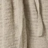 Asymmetric Tie-Shoulder Knitted Sweater – Light Mole