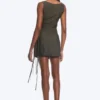 Asymmetric Wrap Strap Top – Dark Mole