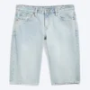 Atom Low Rise Regular Knee-Length Denim Shorts – Dream Blue – Light Blue