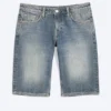 Atom Low Rise Regular Knee-Length Denim Shorts – Redondo Blue – Medium Blue