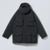 Attila Padded Parka – Black