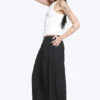Balloon Cotton Trouser – Black