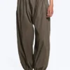 Balloon Cotton Trouser – Dark Mole