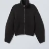 Bea Zip Cardigan – Black