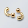 Bean Earrings – Golden