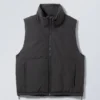 Billy Puffer Vest – Black
