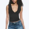 Bite Low Rise Mini Denim Shorts – Radio Blue – Medium Blue