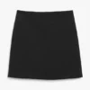 Black A-Line Mini Skirt – Black
