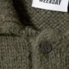 Bobby Relaxed Knitted Polo Sweater – Khaki Green