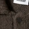 Bobby Relaxed Knitted Polo Sweater – Khaki Green