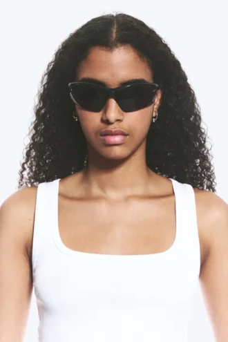 Bold Sporty Sunglasses – Black