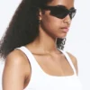 Bold Sporty Sunglasses – Black