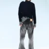 Boo Bootleg Low Rise Regular Bootcut Jeans – Black Moon – Washed Black | Cheap Monday Gb