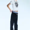 Boo Bootleg Low Rise Regular Bootcut Jeans – Blue Rinse – Dark Blue | Cheap Monday Gb