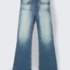 Boo Bootleg Low Rise Regular Bootcut Jeans – Whiped Blue | Cheap Monday Gb