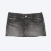 Booty Bei Denim Mini Skirt – Black Moon – Grey | Cheap Monday Gb