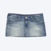 Booty Bei Denim Mini Skirt – Blue Moon – Medium Blue | Cheap Monday Gb