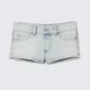 Booty Bei Low Rise Mini Denim Shorts – Aventure Blue – Light Blue | Cheap Monday Gb