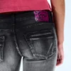 Booty Bei Low Rise Skinny Bootcut Jeans – Black Moon – Grey | Cheap Monday Gb