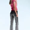 Booty Bei Low Rise Skinny Bootcut Jeans – Black Moon – Grey | Cheap Monday Gb
