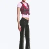Booty Bei Low Rise Skinny Bootcut Jeans – Black Spray – Black | Cheap Monday Gb